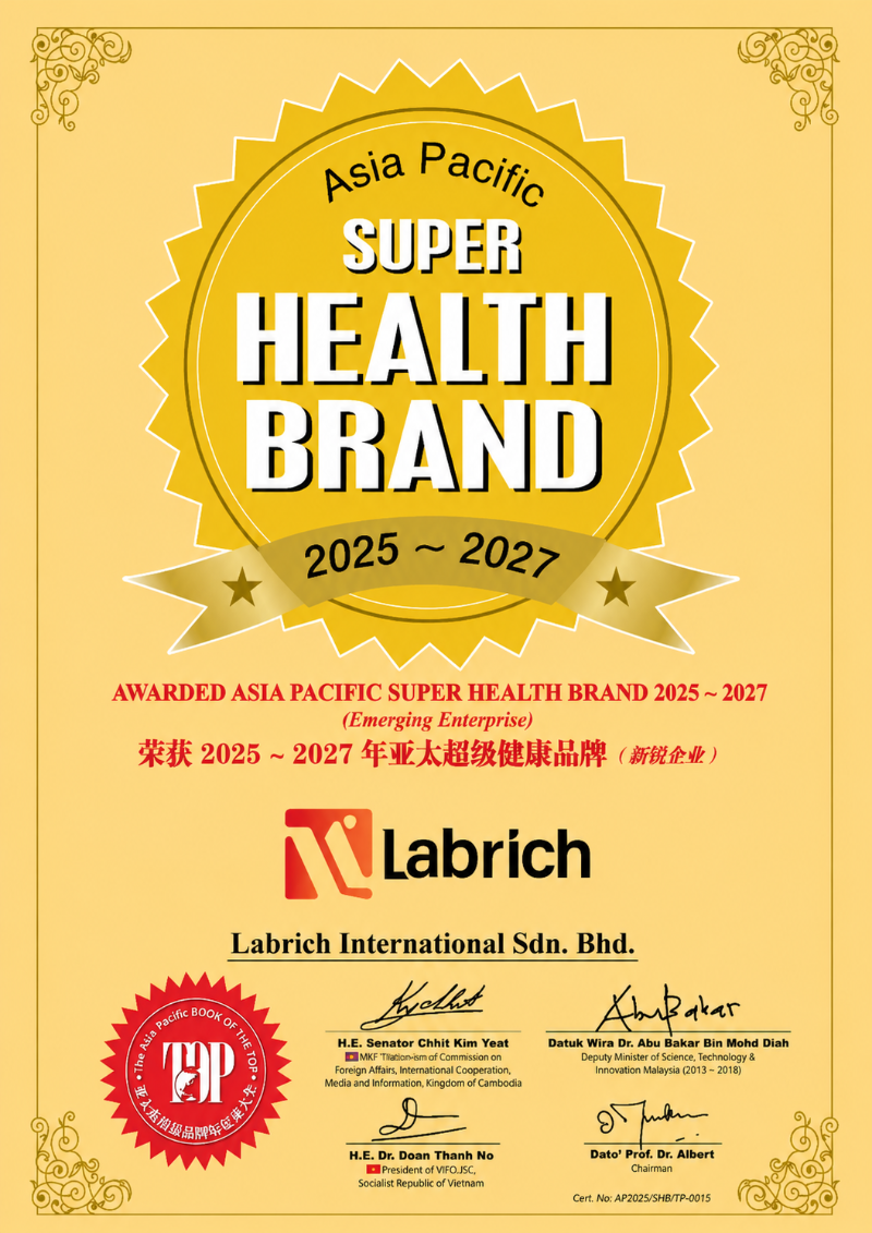 Asia Pacific Super Health Brand 2025–2027 — Labrich